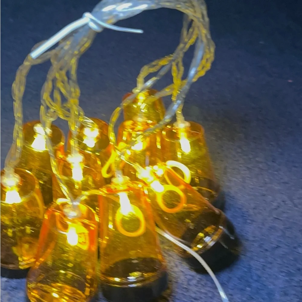 Orange USB String Lights